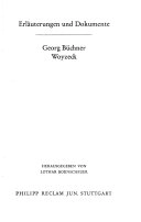 Georg Büchner : Woyzeck; Lothar Bornscheuer; 1973
