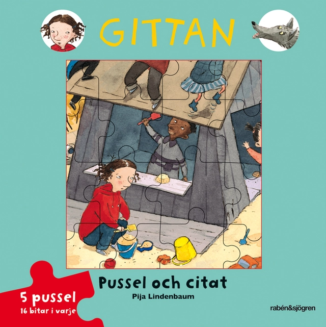 Gittan - pussel och citat; Pija Lindenbaum; 2011