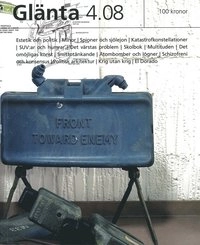 Glänta 4(2008) Estetik och politik; 2008