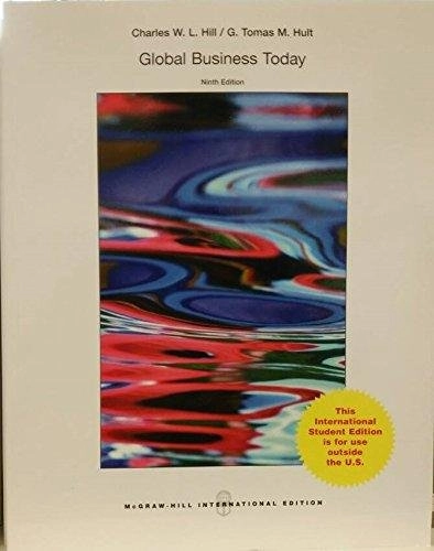 Global business today; Charles W. L Hill; 2015