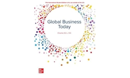 Global business today; Charles W. L. Hill; 2024