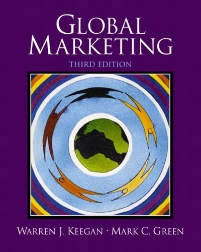 Global marketing; Warren J. Keegan; 2003