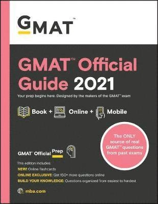 GMAT official guide · 2021; GMAC (Graduate Management Admission Council); 2020