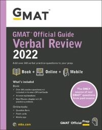GMAT Official Guide Verbal Review 2022; GMAC (Graduate Management Admission Council); 2021