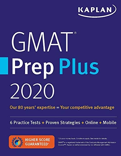 GMAT Prep Plus 2020; Kaplan Test Prep; 2019