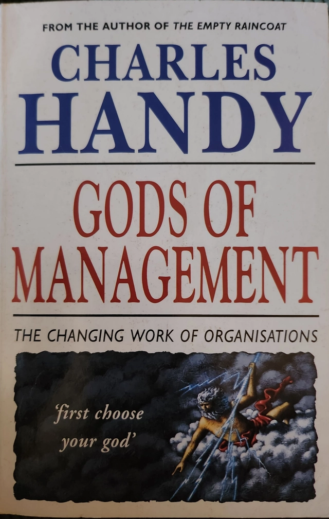 Gods of management : [the changing work of organisations]; Charles B. Handy; 1995