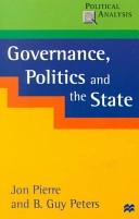 Governance, politics and the state; Jon Pierre; 2000