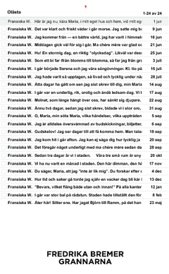 Grannarna; Fredrika Bremer; 2013