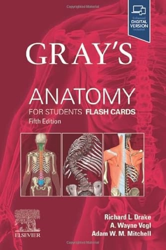 Gray's Anatomy for Students Flash Cards; Richard L Drake, A Wayne Vogl, Adam W M Mitchell; 2023