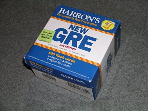 GRE Flash Cards; Sharon Weiner Green; 2011