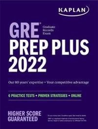 GRE Prep Plus 2022; Kaplan Test Prep; 2021