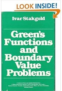 Green's functions and boundary value problems; Ivar Stakgold; 1979