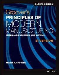 Groover's Principles of Modern Manufacturing: Materials, Processes, and Sys; Mikell P. Groover; 2016