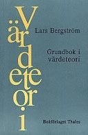 Grundbok i värdeteori; professor Lars Bergström; 1990