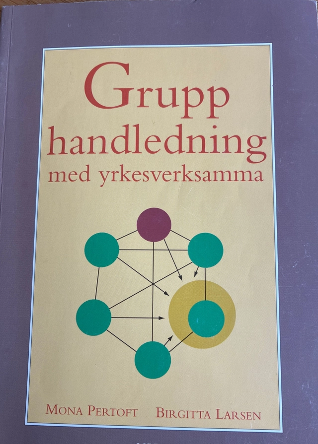 Grupphandledning med yrkesverksamma i människovård; Mona Pertoft, Birgitta Larsen; 1998