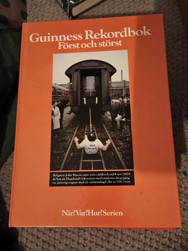 Guinness Rekordbok Först och störst; Norris McWhirter, Kurt Blomberg; 1979