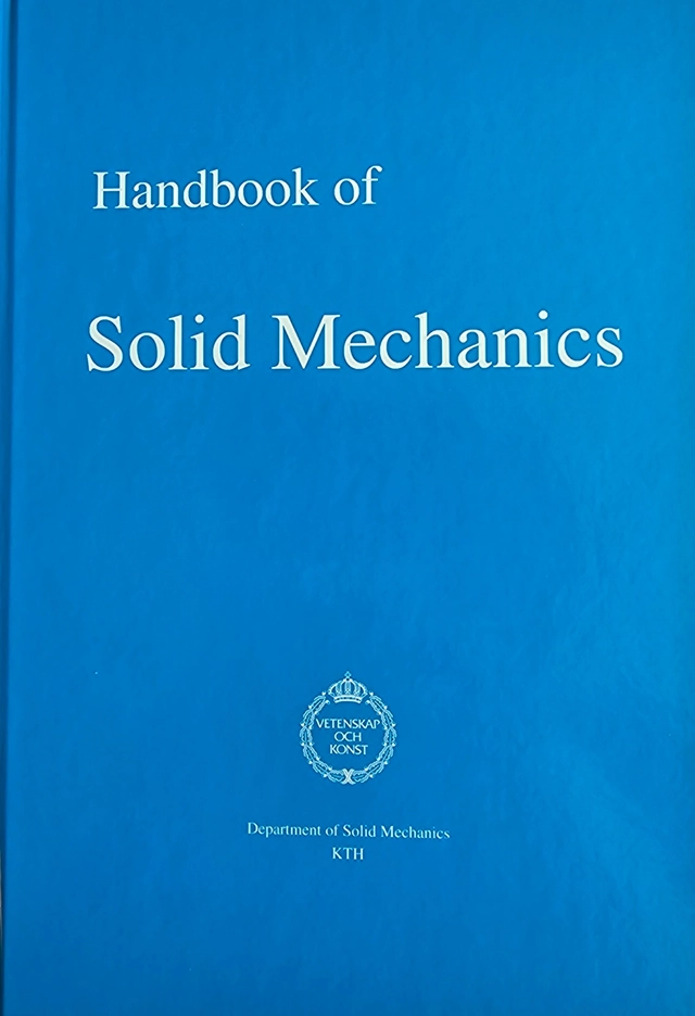 Handbook of solid mechanics; Bengt Sundström; 2010