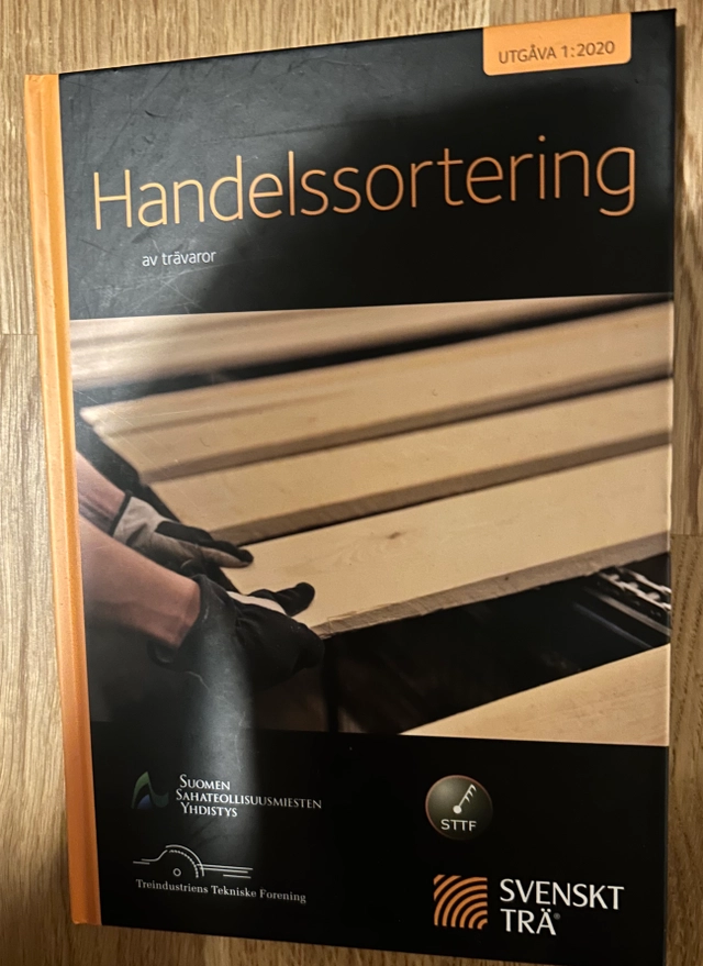 Handelssortering av trävaror; Svenskt Trä; 2020