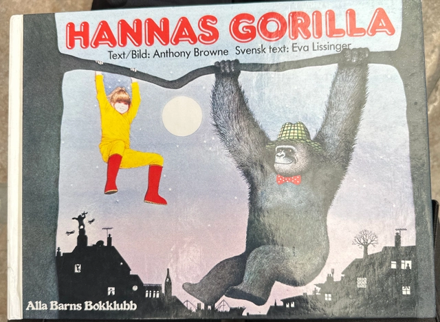 Hannas gorilla; Anthony Browne; 1986