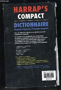 Harrap's Compact Dictionnaire: Anglais-français, Français-anglais
