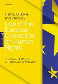 Harris, O'Boyle and Warbrick : law of the european convention on human rights; David J. Harris; 2023