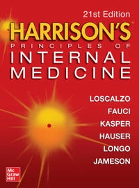 Harrison's principles of internal medicine; Joseph Loscalzo, Anthony S. Fauci, Dennis L. Kasper, Stephen L. Hauser, Dan L. Longo, J. Larry Jameson; 2022