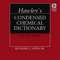 Hawley's Condensed Chemical Dictionary, CD-ROM; Richard J. Lewis; 2007