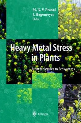Heavy metal stress in plants : from molecules to ecosystems; Majeti Narasimha Vara Prasad; 1999