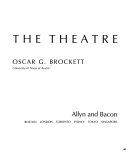 History of the theatre; Oscar G. Brockett; 1991