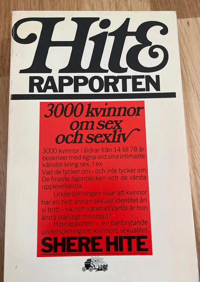 Hiterapporten : 3000 kvinnor om sex och sexliv; Shere Hite; 1977