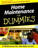 Home Maintenance for Dummies; James Carey; 2000