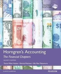 Horngren's accounting : the financial chapters;  Tracie L. Miller-Nobles; 2016