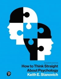 How to think straight about psychology; Keith E. Stanovich; 2019