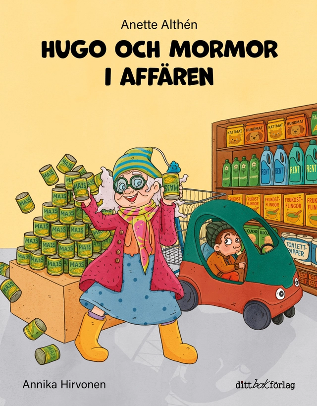 Hugo och mormor i affären; Anette Althén; 2025