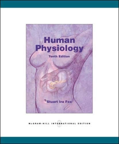Human Physiology; Stuart Fox; 2007