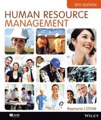 Human Resource Management; Raymond J. Stone; 2013