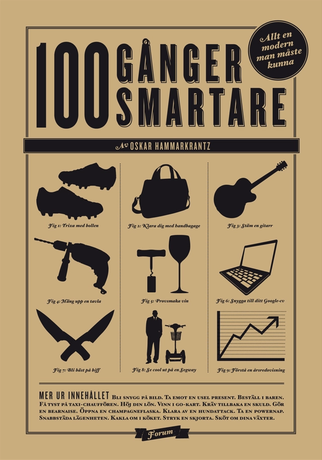 Hundra gånger smartare : handbok för moderna män; Oskar Hammarkrantz; 2011