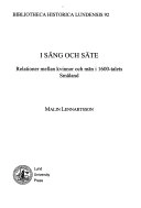 I säng och säte; Malin Lennartsson; 1999