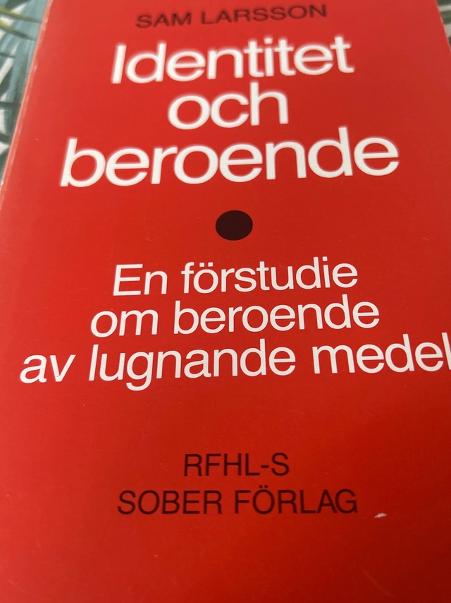 Identitet och beroende : en förstudie om beroende av lugnande medel; Sam Larsson; 1992