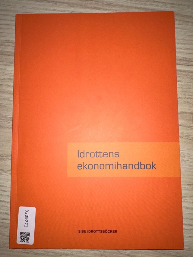 Idrottens ekonomihandbok; Karin Wennström, SISU idrottsutbildarna, Svenska idrottsrörelsens studieförbund; 2013