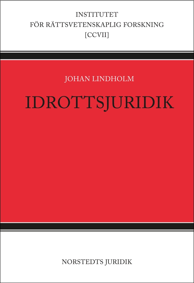 Idrottsjuridik; Johan Lindholm; 2014