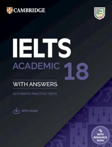 IELTS 18 Academic Student's Book with Answers with Audio with Resource Bank; Cambridge; 2023