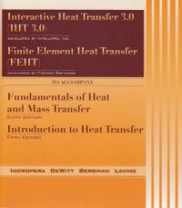 IHT/FEHT CD with User's Guide; Frank P. Incropera, David P. DeWitt; 2006