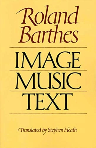 Image, music, text : essays; Roland Barthes; 1996