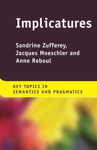 Implicatures; Sandrine Zufferey; 2019