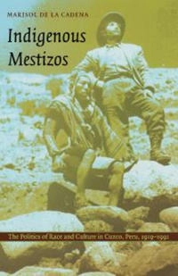 Indigenous mestizos : the politics of race and culture in Cuzco, Peru, 1919-1991; Marisol de la Cadena; 2000