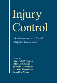 Injury control : a guide to research and program evaluation; Frederick P Rivara, Peter Cummings, Thomas D Koepsell, David C Grossman, Ronald V Maier; 2000