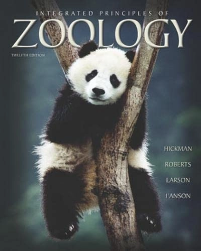 Integrated principles of zoology; Cleveland Hickman, Roberts Larry, Allan Larson, I'Anson Helen; 2004