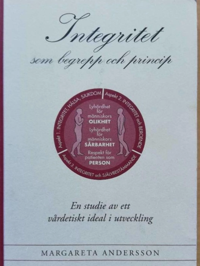 Integritet som begrepp och princip : en studie av ett vårdetiskt ideal i utveckling; Margareta Andersson; 1996