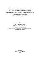 Intellectual property : patents, copyright, trade marks and allied rights; William Rodolph Cornish; 1981